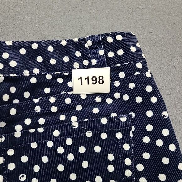 Vineyard Vines Womens Jeans 4 Polka Dot Blue Corduroy Pants - Picture 16 of 16